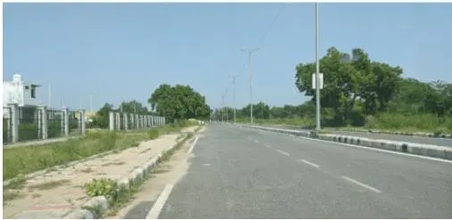 picture -1 of fencing around the pockets of Rohini Sector-36